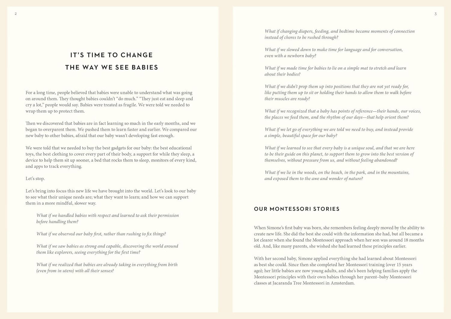 The Montessori Baby: a Parent'S Guide to Nurturing Your Baby with Love, Respect,