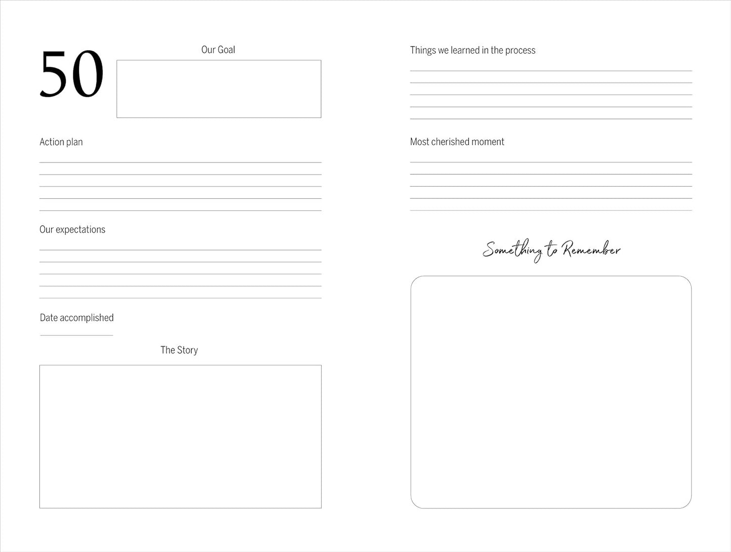 Our Bucket List: a Journal for Couples: Create Your Dream Life Together and Reco