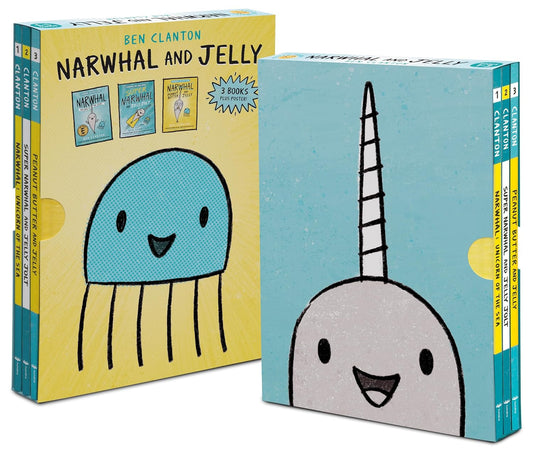 Narwhal and Jelly Box Set (Paperback Books 1, 2, 3, and Poster) (A Narwhal and J