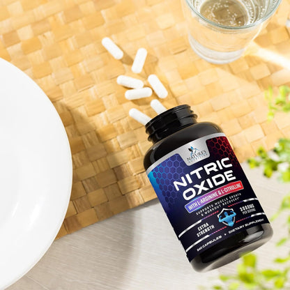 Nitric Oxide Booster Extra Strength 3000Mg - L Arginine 3X Strength Nitric Oxide