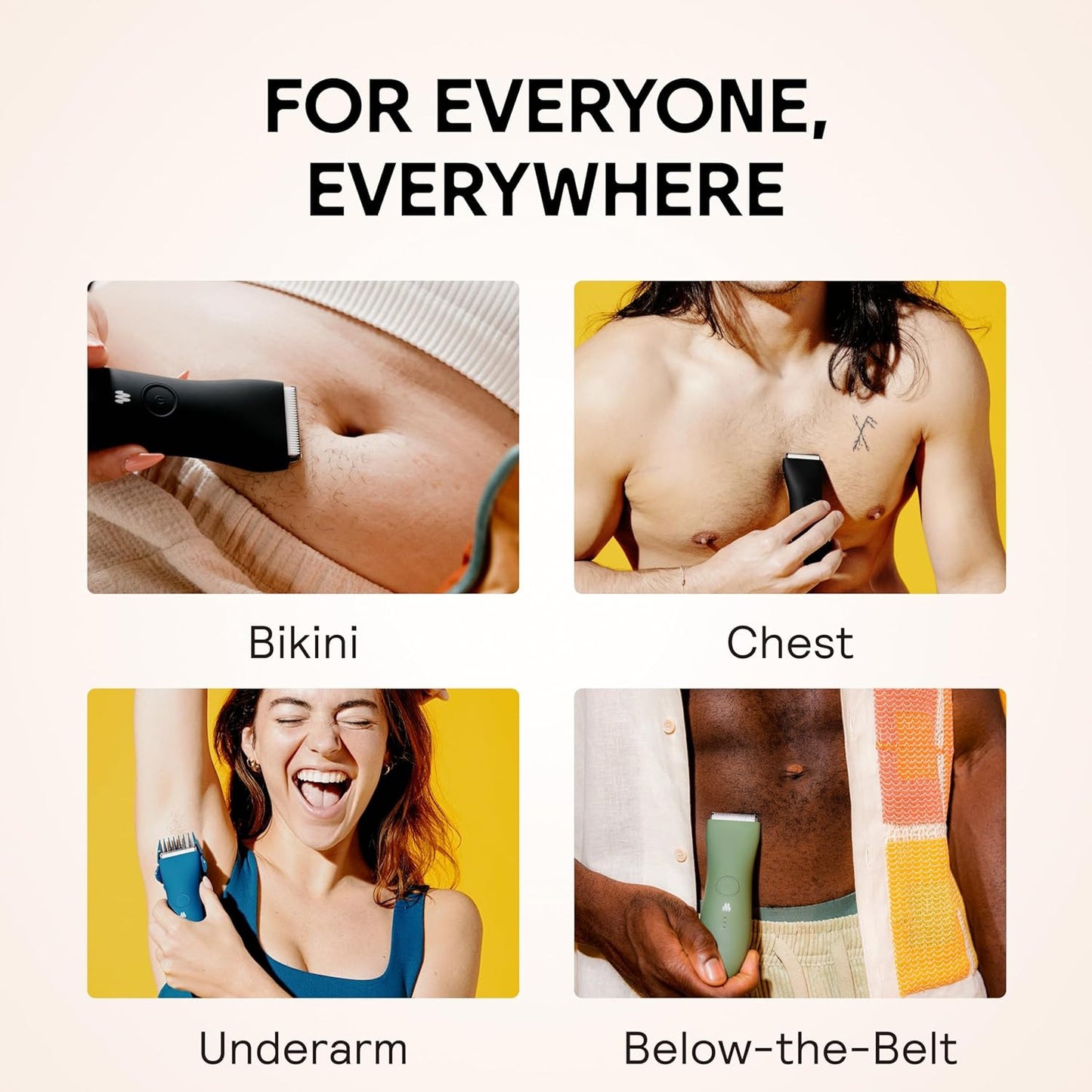 the Trimmer Original - Body Hair Trimmer for Men, Electric Shaver for Pubic Hair