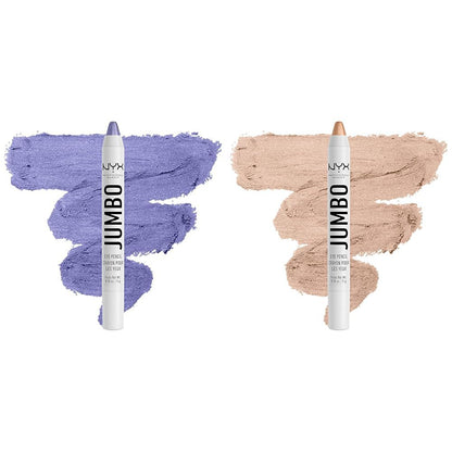 NYX Jumbo Eye Pencil Blendable Eyeshadow Stick & Eyeliner Pencil Bundle - Donut