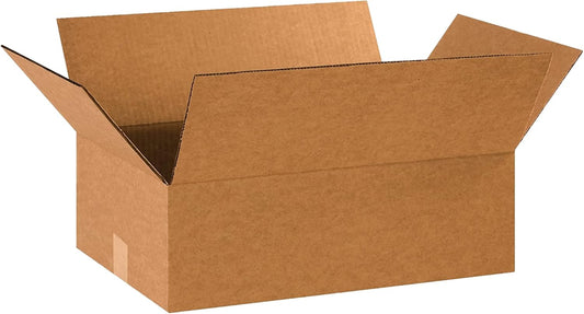 18X12X6 Corrugated Cardboard Boxes, 18"L X 12"W X 6"H, Pack of 25 | Shipping, Pa