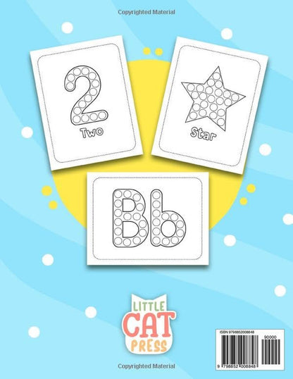 ABC, 123 & Shapes Dot Art: Coloring Book for Kids, Boys and Girls Ages 2-5, Pres