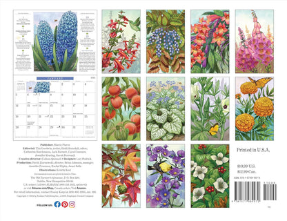 The 2025 Old Farmer'S Almanac Gardening Wall Calendar