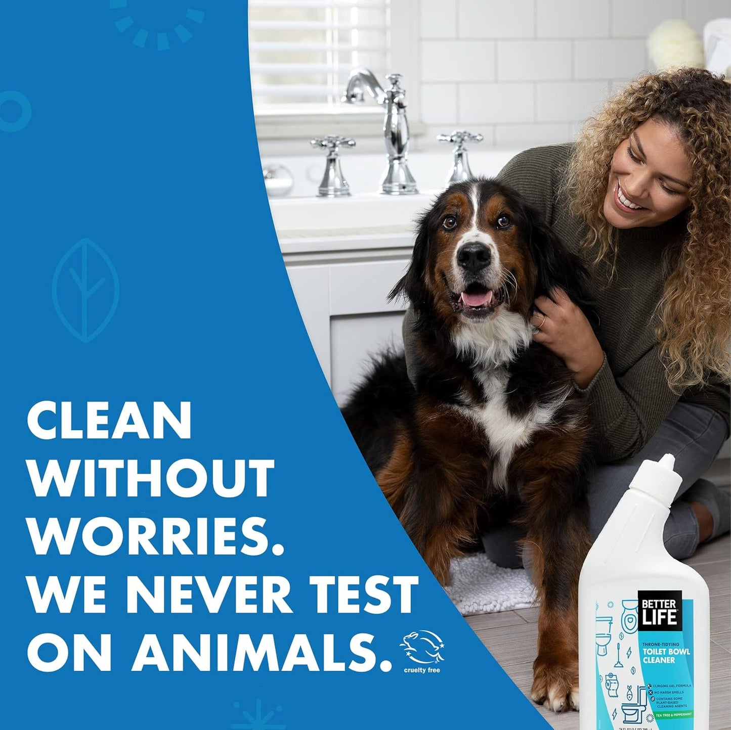 Natural Toilet Bowl Cleaner, Tea Tree & Peppermint Scent, 24 Fl Oz (Pack of 2)