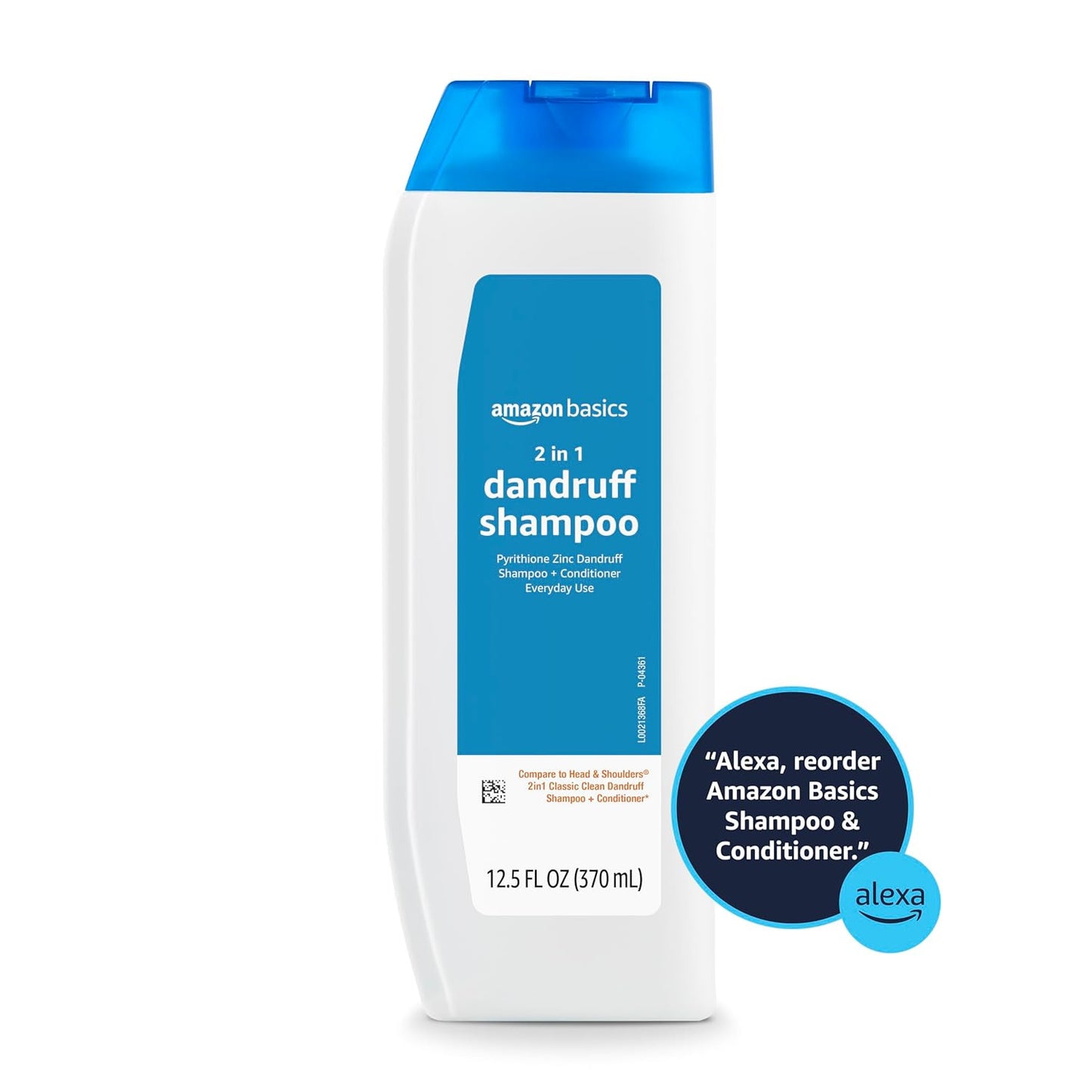 2-In-1 Dandruff Shampoo and Conditioner, Gentle, Ph Balanced, 12.5 Fl Oz (Pack o