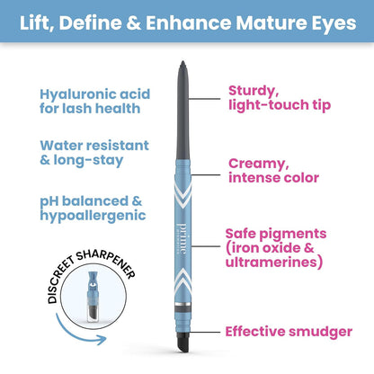 Primeeyes Glide Eyeliner for Mature Women – Waterproof, Long-Stay and Mess-Proof