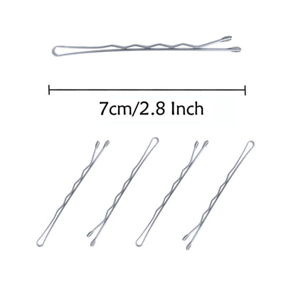 220PCS 2.76 Inch Silver Bobby Pins for Women, Large Bobby Pins with Box, Reusabl