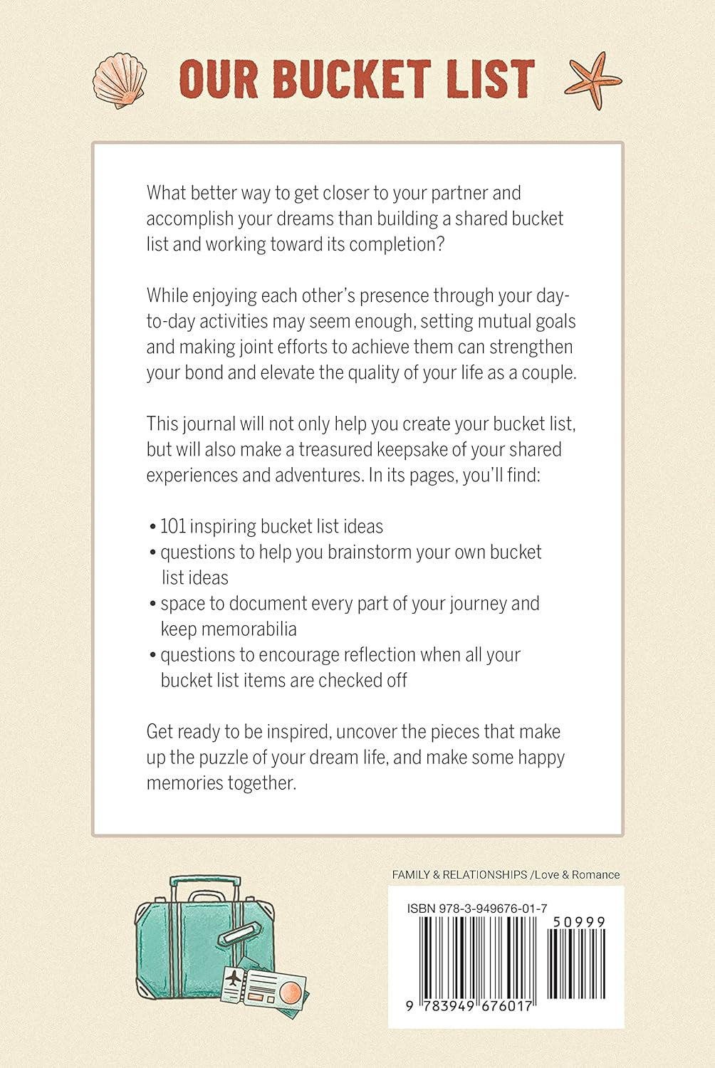 Our Bucket List: a Journal for Couples: Create Your Dream Life Together and Reco