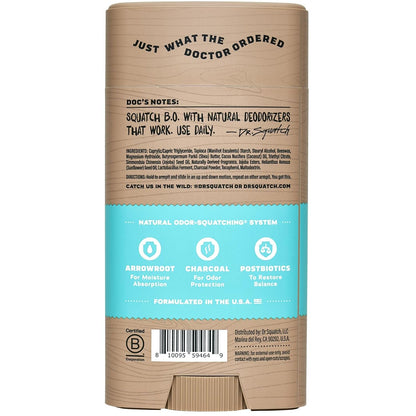 Natural Deodorant for Men - Odor-Squatching Aluminum Free - Coconut Castaway (2.