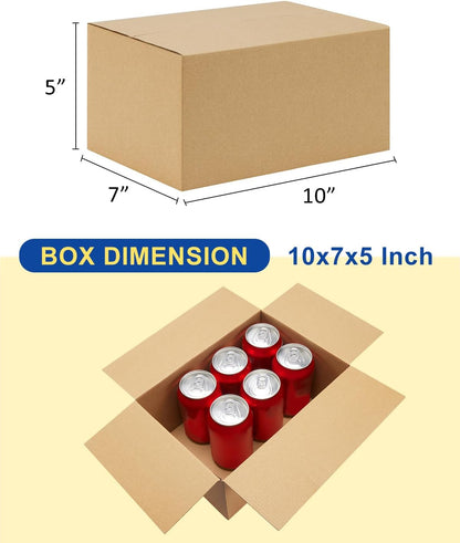 40-Pack-Small-Shipping-Boxes-10X7X5, Corrugated-Cardboard-Boxes-For-Packaging-Sm
