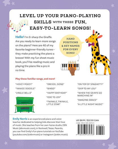 My First Piano Sheet Music: Easy, Fun-To-Play Popular Songs for Kids