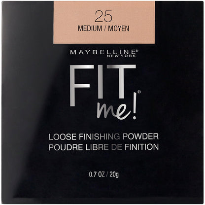 New York Fit Me Loose Finishing Powder, Medium, 0.7 Ounce