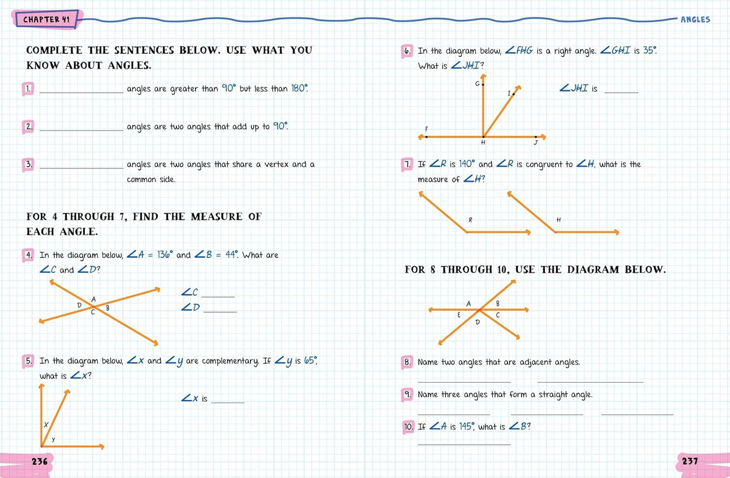 The Big Fat Middle School Math Workbook: 600 Math Practice Exercises (Big Fat No
