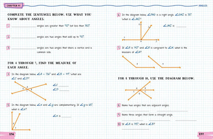 The Big Fat Middle School Math Workbook: 600 Math Practice Exercises (Big Fat No