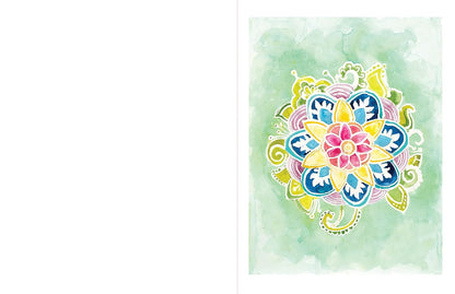 The Reverse Coloring Book™: Mindful Journeys: Be Calm and Creative: the Book Has