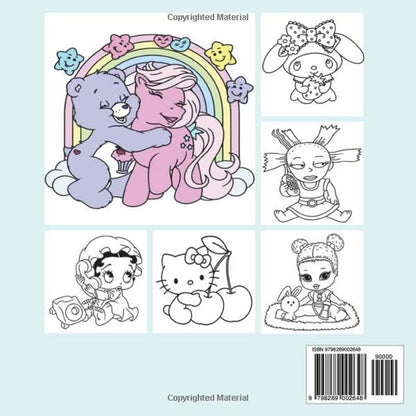 Nostalgia Babe: the 2000S Coloring Book