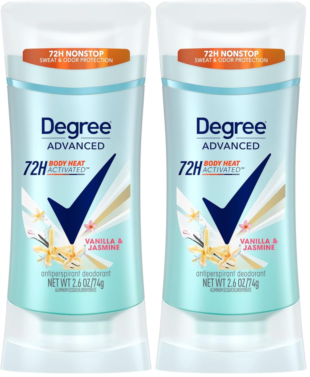 Advanced Protection Antiperspirant Deodorant Vanilla & Jasmine for 72-Hour Sweat