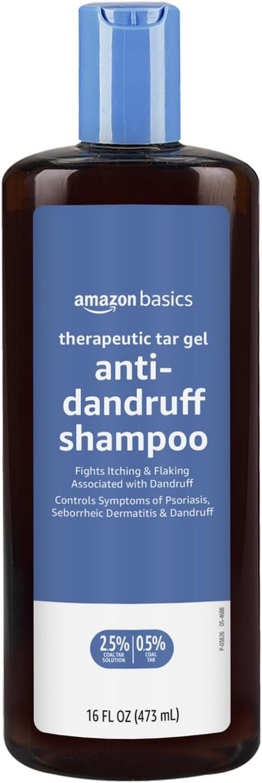 Therapeutic plus Coal Tar Anti-Dandruff Shampoo 0.5% Coal Tar, 16 Fl Oz, Pack of