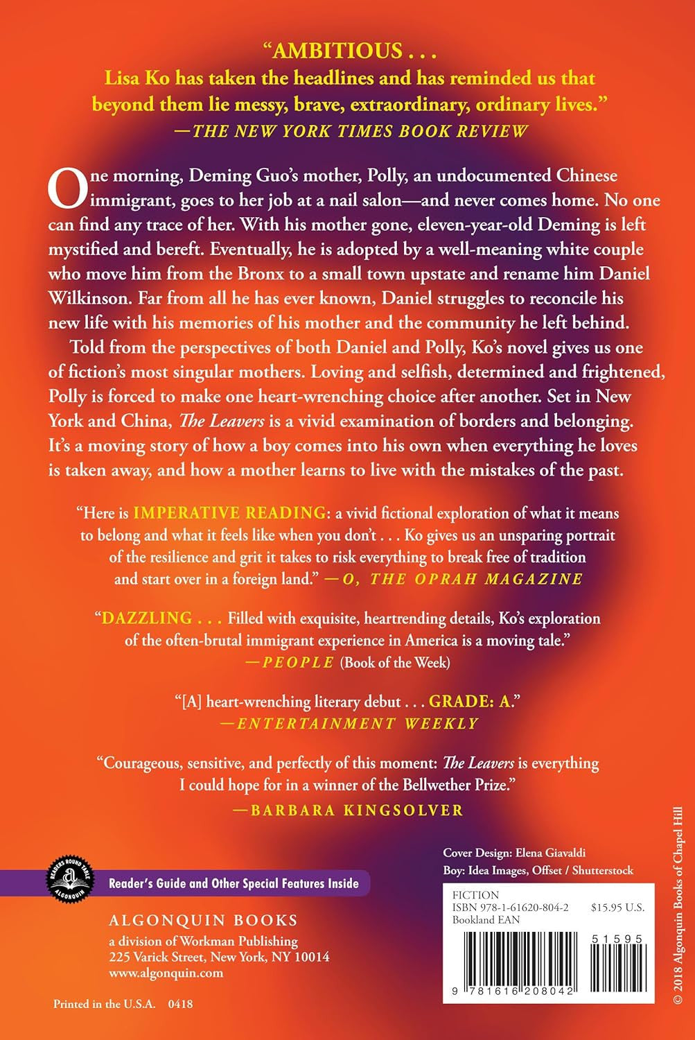 The Leavers (National Book Award Finalist): a Novel