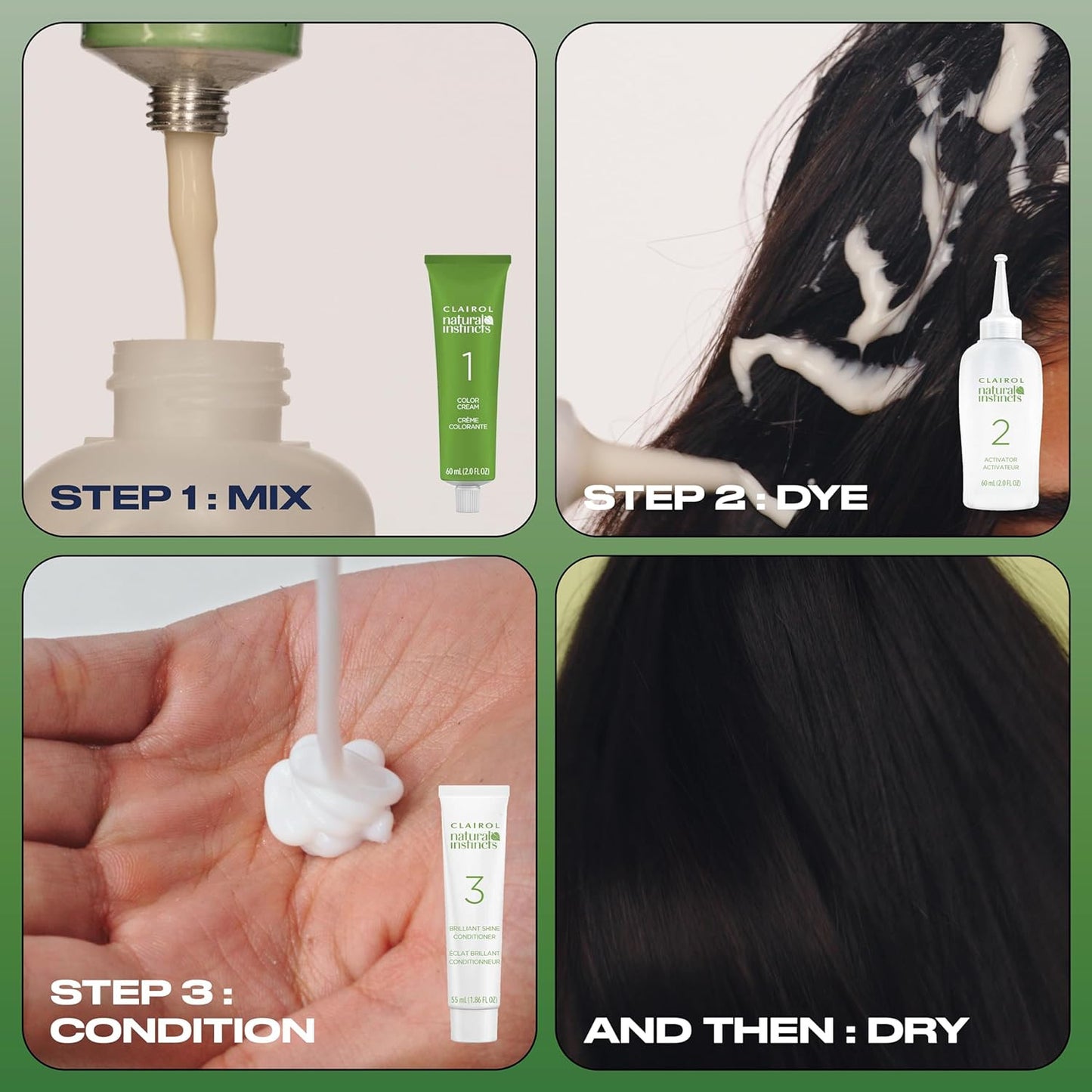 Natural Instincts Demi-Permanent Hair Dye, 6.5G Lightest Golden Brown Hair Color