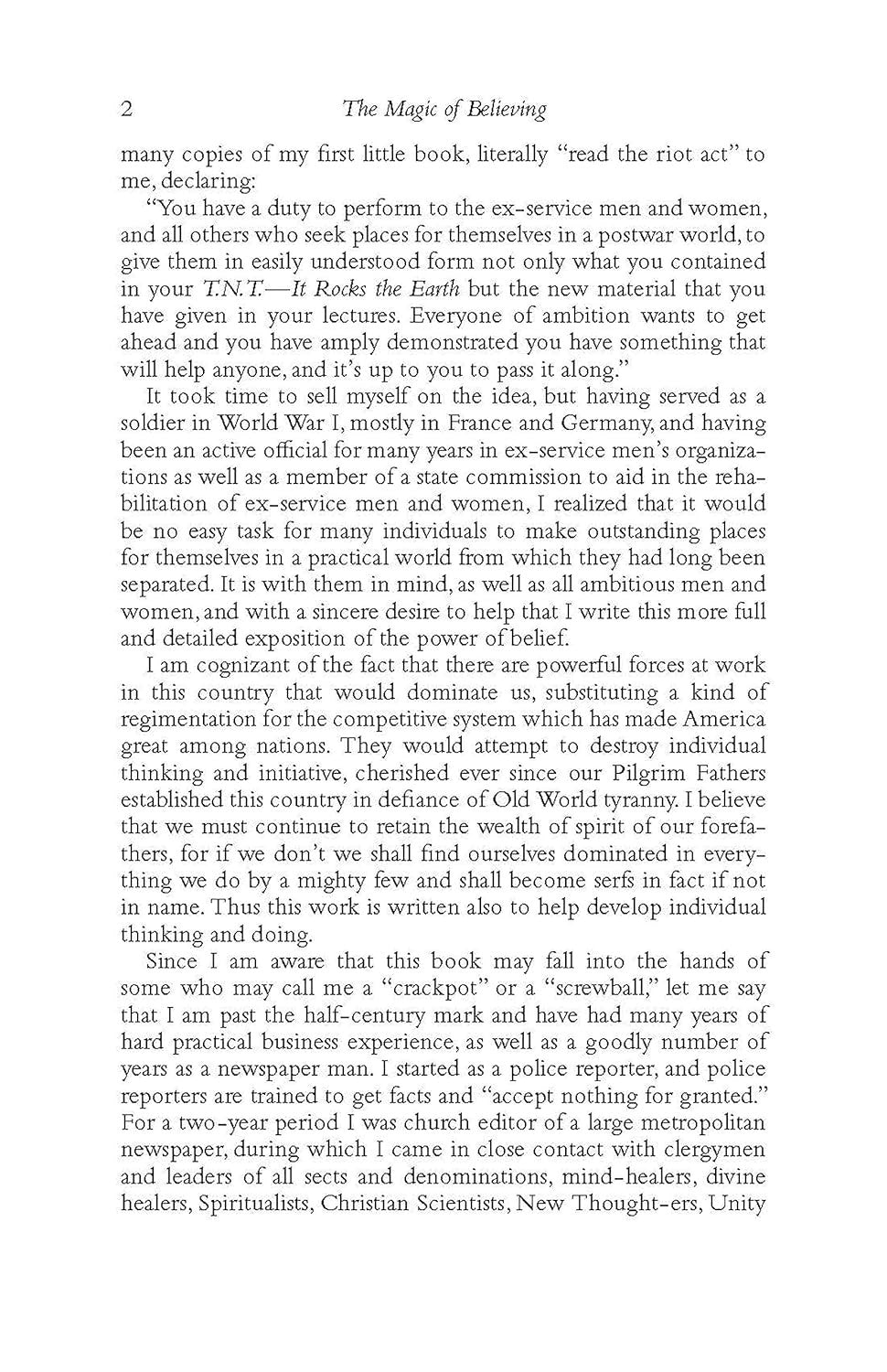 The Magic of Believing: the Classic Guide to Unlocking the Power of Your Mind