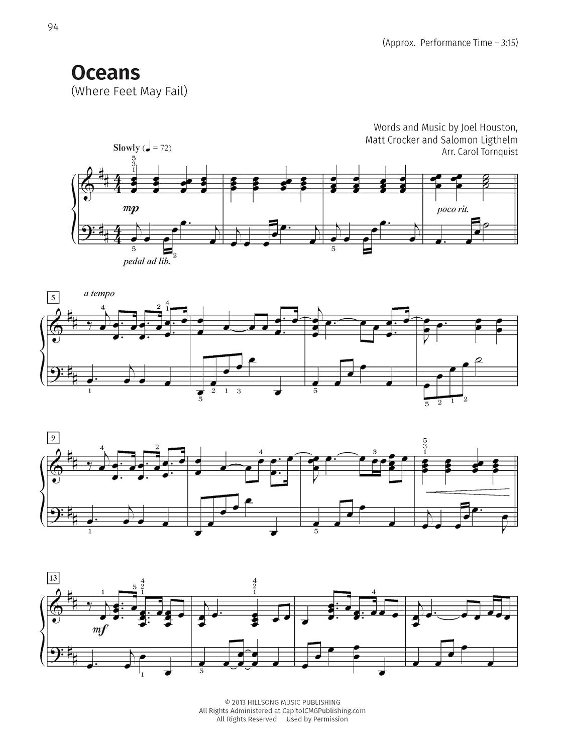 A to Z Praise and Worship Hits: 40 Piano Arrangements of Contemporary Christian