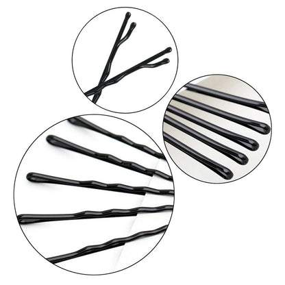 220Pcs Large 2.76-Inch Bobby Pins for Women, Super Grip Black Hair Clips with Bo