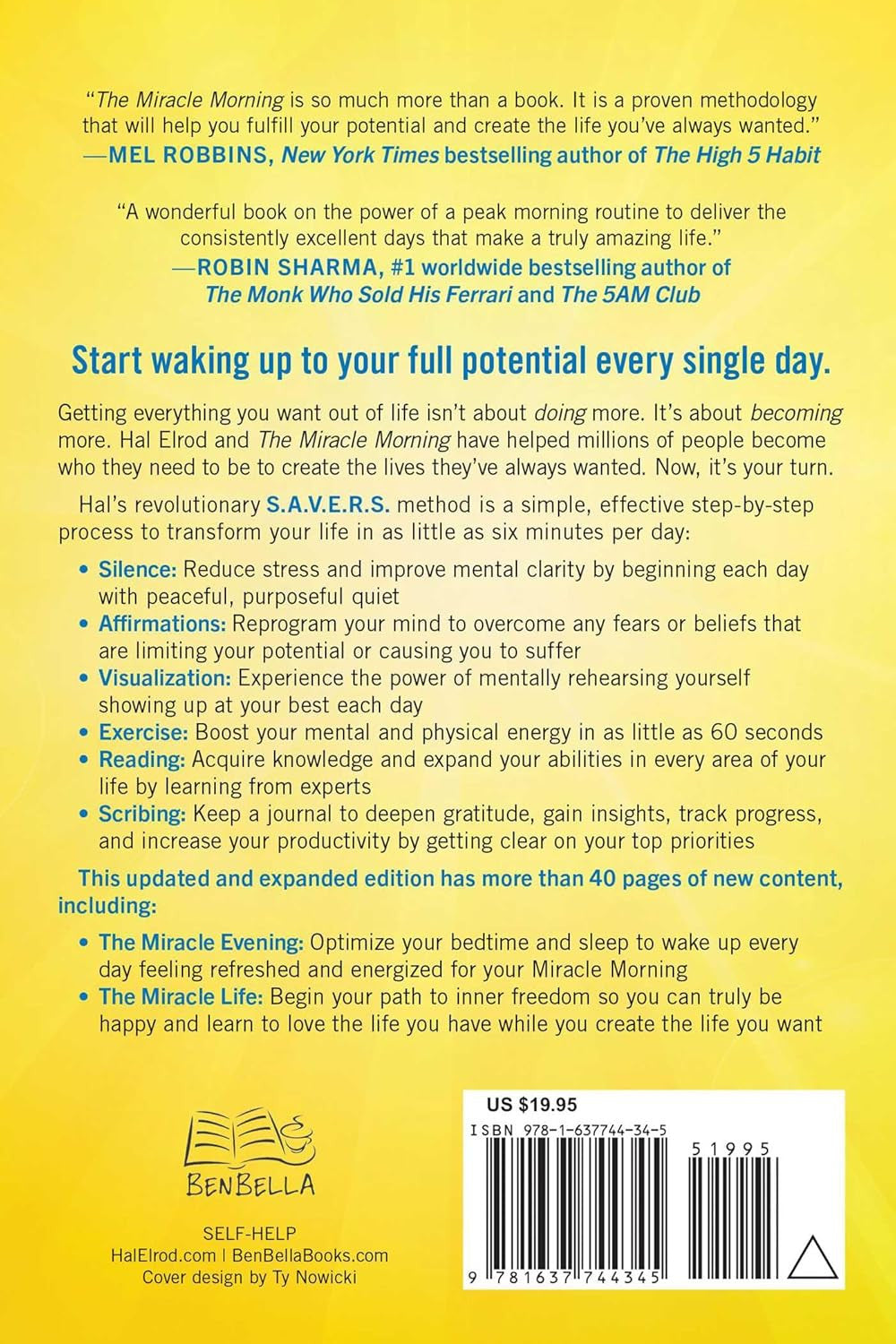 The Miracle Morning (Updated and Expanded Edition): the Not-So-Obvious Secret Gu