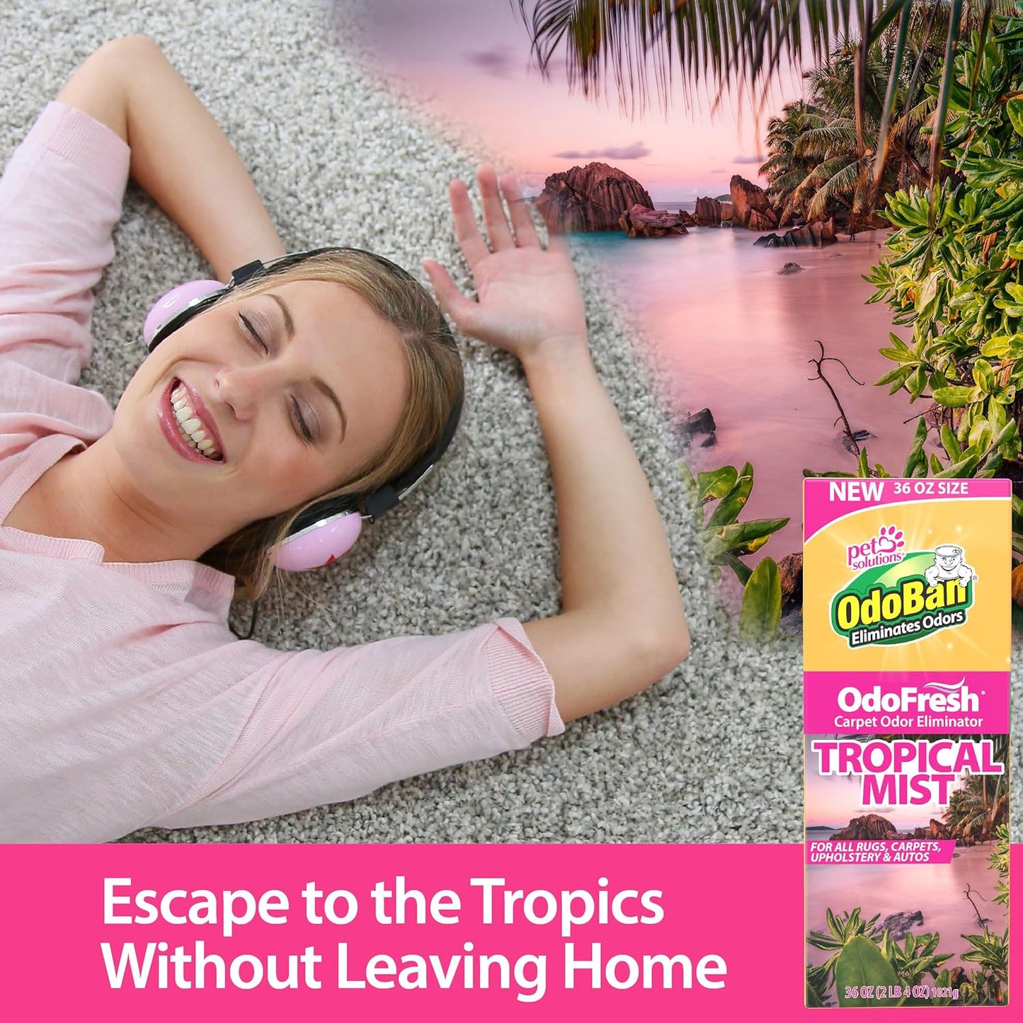 Odofresh Carpet and Room Deodorizer Powder for Home Smells and Odors Including S