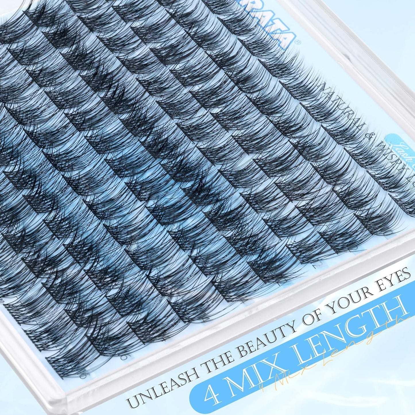 Natural Lash Clusters Eyelash Extensions Wispy Individual Lashes 120 Pcs Eyelash