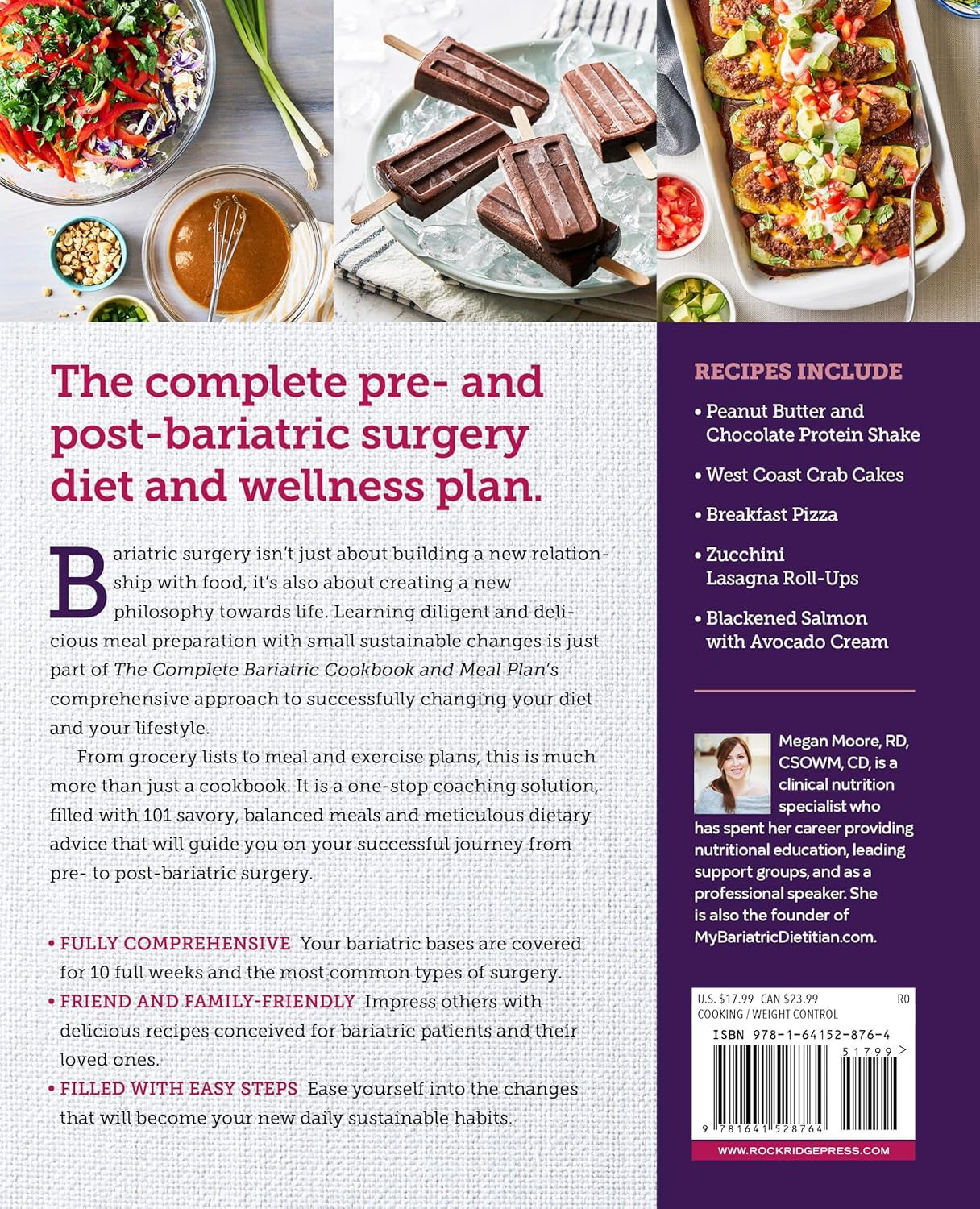 The Complete Bariatric Cookbook and Meal Plan: Recipes and Guidance for Life bef