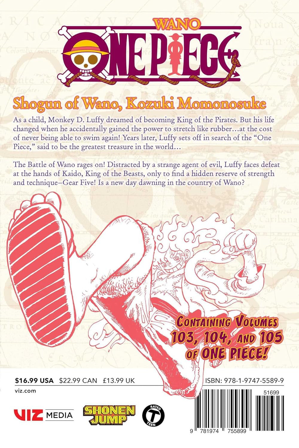 One Piece (Omnibus Edition), Vol. 35: Includes Vols. 103, 104 & 105