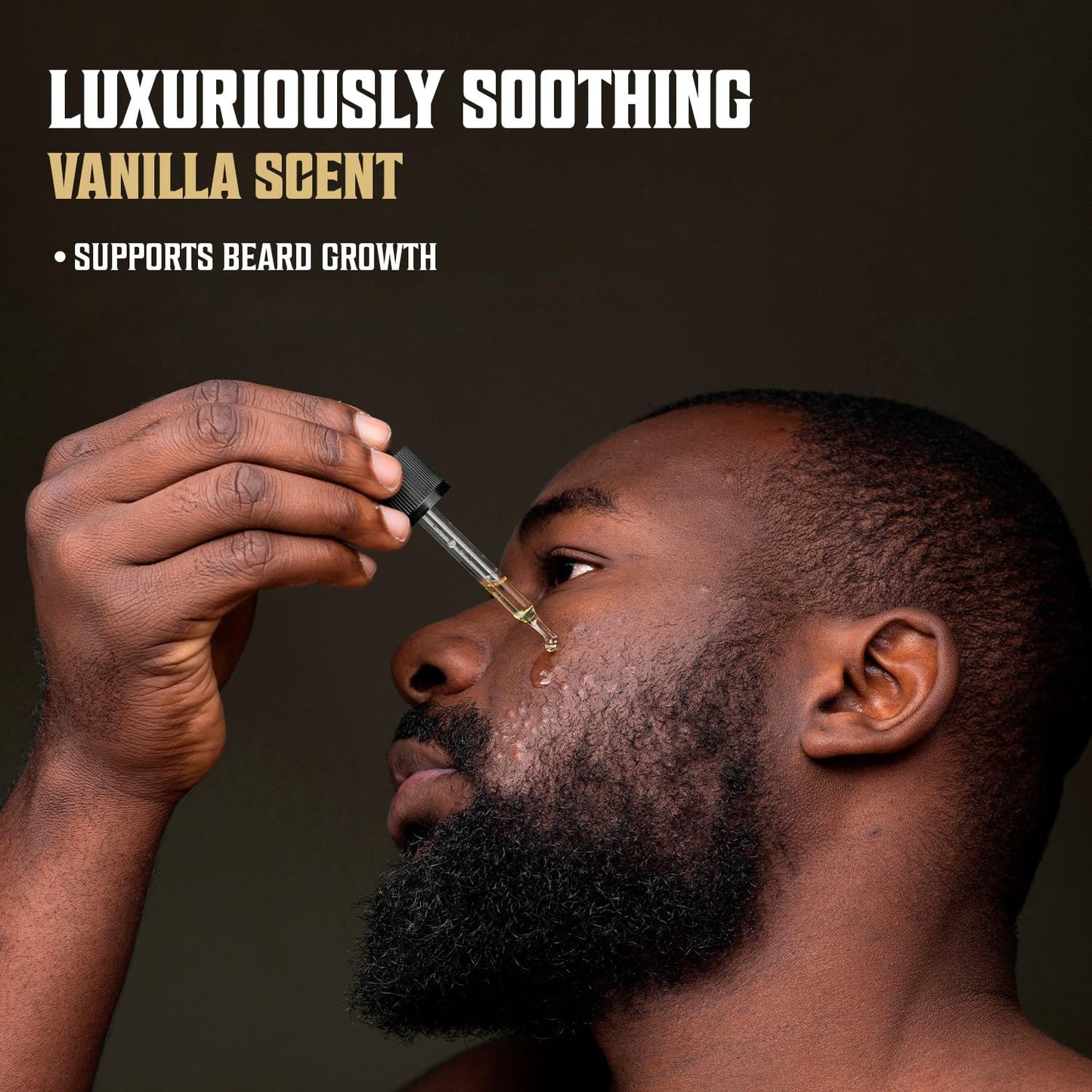 Spiced Vanilla Beard Oil for Men - Natural Mens Beard Oil with Argan and Jojoba