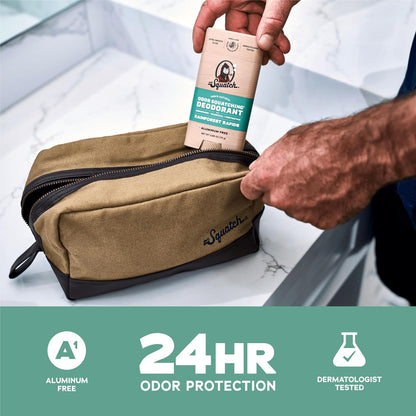 Natural Deodorant for Men - Odor-Squatching Aluminum Free - Rainforest Rapids (2