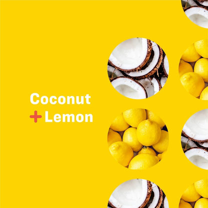3-In-1 Soap, Body Wash, Bubble Bath, Shampoo, 1 Gallon, Coconut and Lemon, Made
