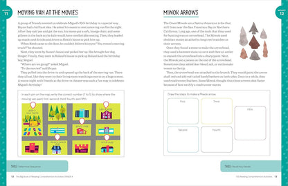 The Big Book of Reading Comprehension Activities, Grade 4: 100 Activities for Af
