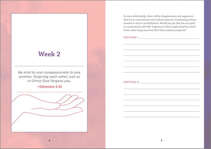 52-Week Christian Couples Journal: Prompts and Prayers to Strengthen Your Relati