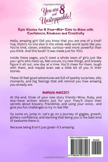 You Are 8 and Unstoppable: Epic Stories for 8-Year-Old Girls to Shine with Confi