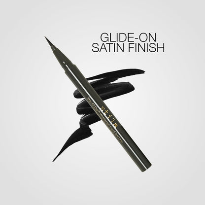 Waterproof Liquid Eye Liner, Stay All Day Makeup with Fine Brush Tip Lasting Sat