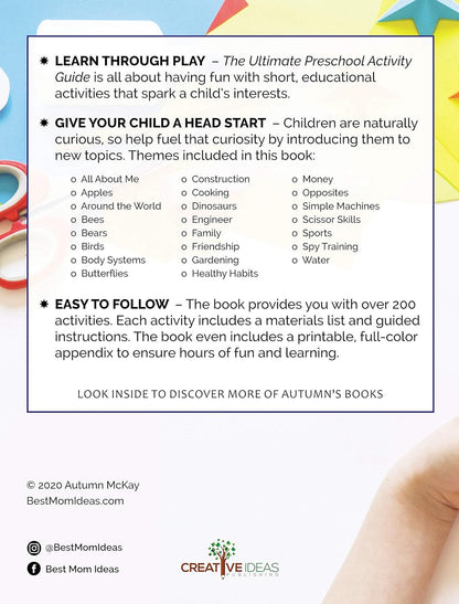 The Ultimate Preschool Activity Guide: over 200 Fun Preschool Learning Activitie