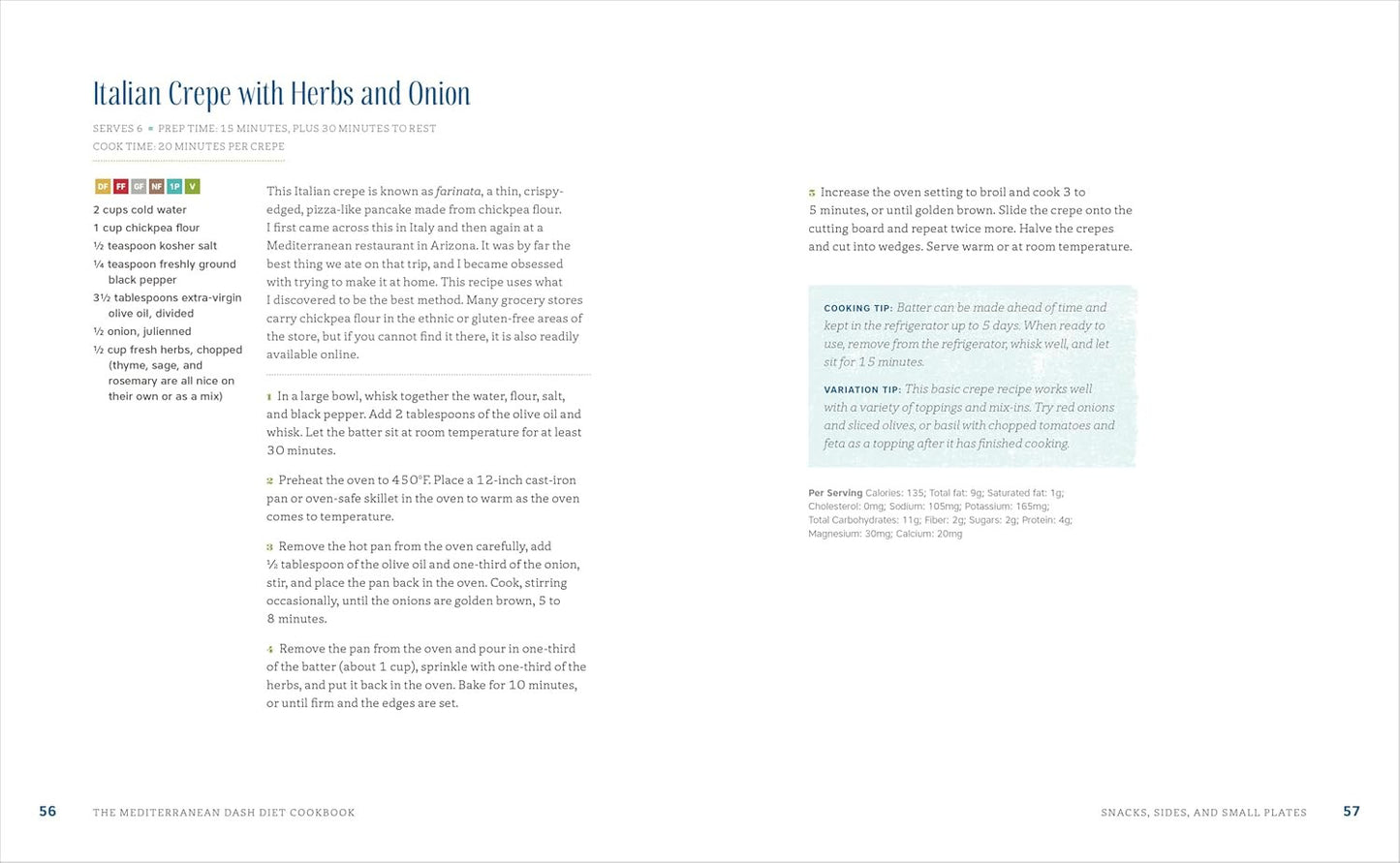 The Mediterranean DASH Diet Cookbook: Lower Your Blood Pressure and Improve Your