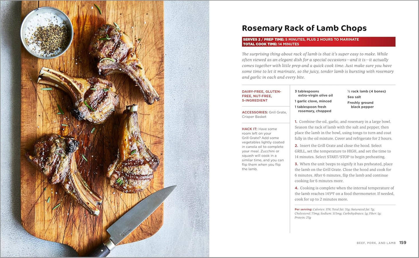 The Official Ninja Foodi Grill Cookbook for Beginners: 75 Recipes for Indoor Gri