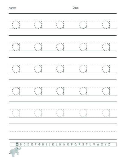 Trace Letters: Alphabet Handwriting Practice Workbook for Kids: Preschool Writin