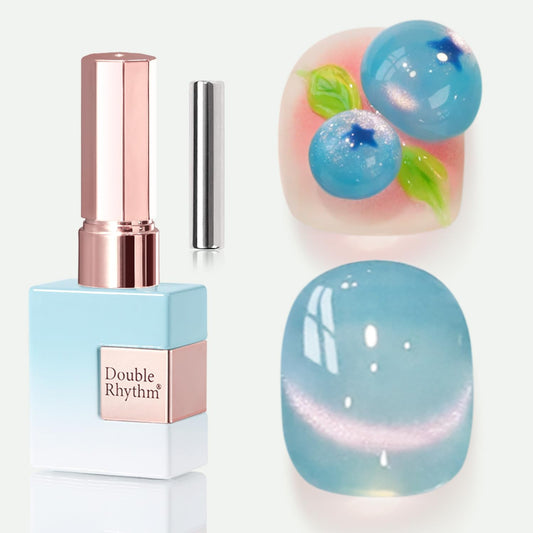 0.5 OZ Cat Eye Gel Polish with Magnet 15ML Holographic Glitter Shimmer Transluce