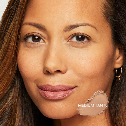 Original Loose Powder Foundation SPF 15, Clean Mineral Powder Face Makeup, Sheer