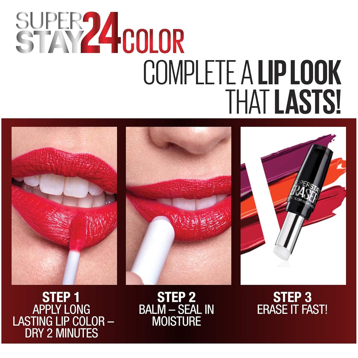 Super Stay 24, 2-Step Liquid Lipstick Makeup, Long Lasting Highly Pigmented Colo