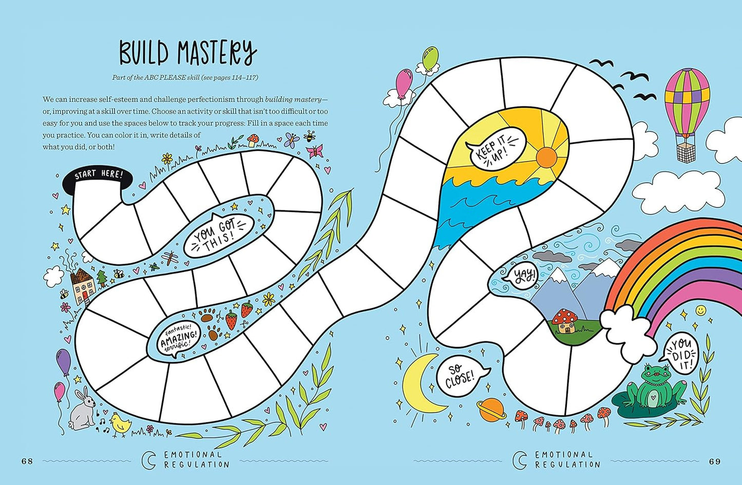 The Big Feelings Survival Guide: a Creative Workbook for Mental Health (74 DBT a