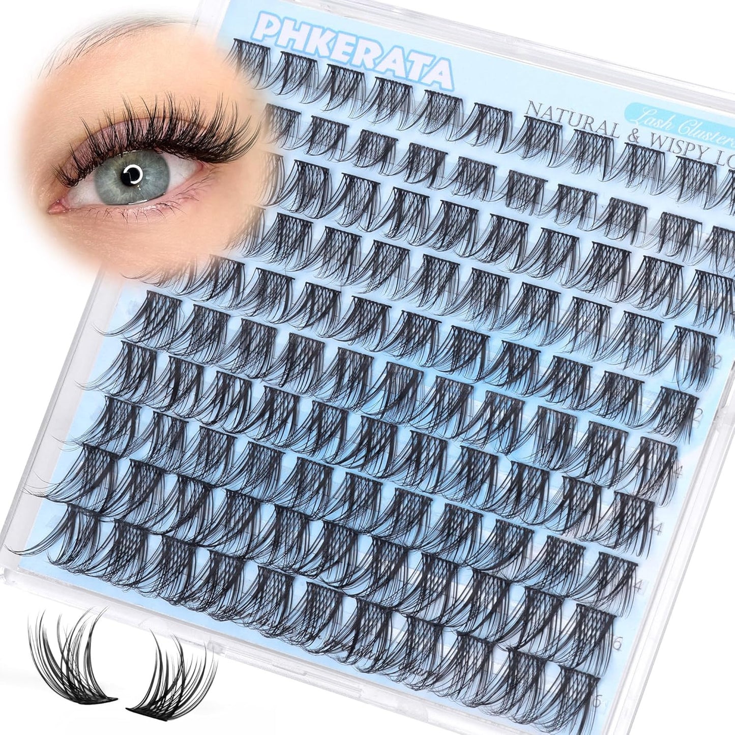 Natural Lash Clusters Wispy Eyelash Clusters 110 Pcs Cluster Eyelash Extensions